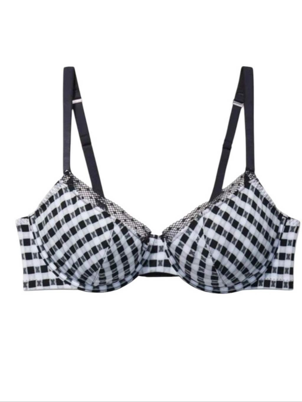 Savage Fenty X Gingham Unlined Underwire Plunge Bra | Size 40ddd